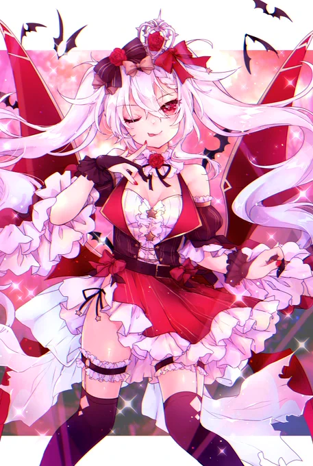 夜姫inアイドルスタイル
#アズールレーン 
#ヴァンパイア 