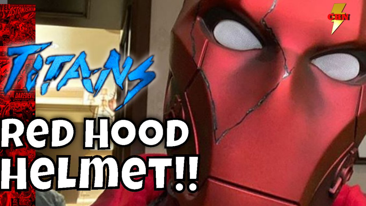 CBNostalgia's tweet photo. Jason Todd himself, Curran Walters, gives us a closer look at the #RedHoods iconic cowl...and it looks like its seen some serious action!! Lets Talk About It!

https://t.co/CCKFQAiYt6 https://t.co/oePcPwgcWR