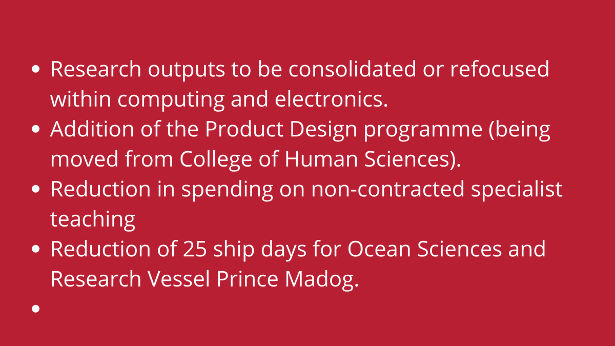 The final one - the College of Environmental Sciences and Electronic Engineering.

More staff cuts and more resource cuts - sign the petition and RT for awareness! 

chng.it/y4H4grsf

<a href="/RejectBUCuts/">Bangor Students Against Cuts</a> <a href="/BangorUcu/">Bangor UCU</a> <a href="/bangor_staff/">BangorUniversityStaff</a>