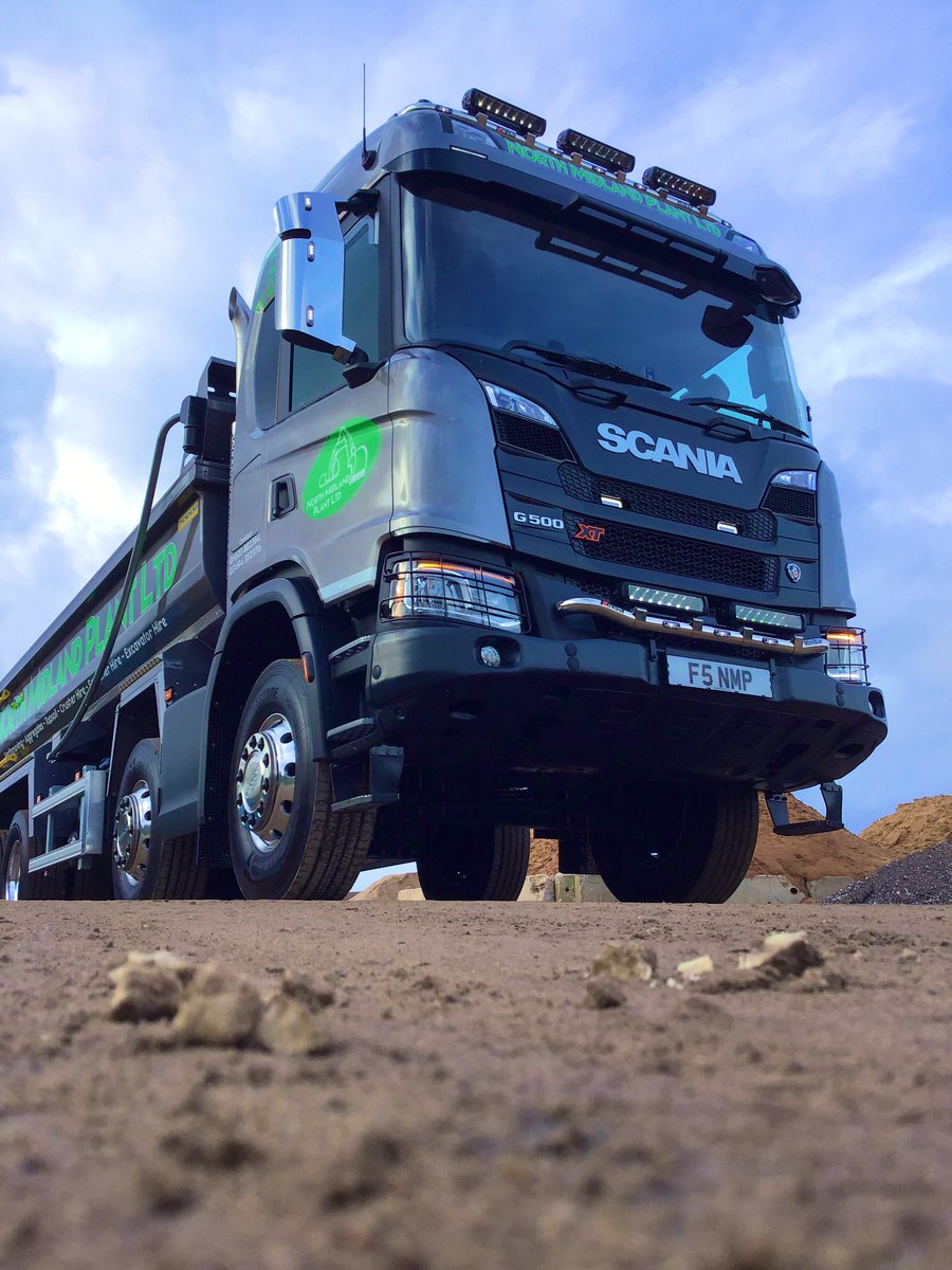 smcguinness1985's tweet photo. Not you’re average tipper!! North Midland Plant have taken delivery of two stunning Scania G500 XT 8x4’s with Thompsons bodies @keltruck @ScaniaUK #Keltruck #Scania #SuppliedByKeltruck https://t.co/YbtOUUtllh