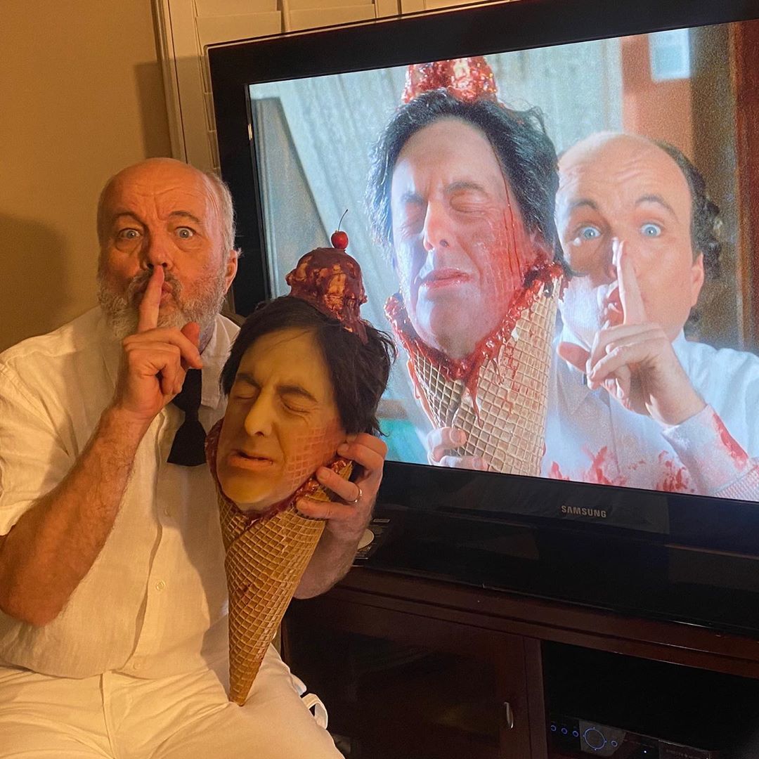 John Squires If You Need A Distraction And A Smile Today Clint Howard Reprised The Role Of The Ice Cream Man For Halloween This Year And Yes That S The Actual