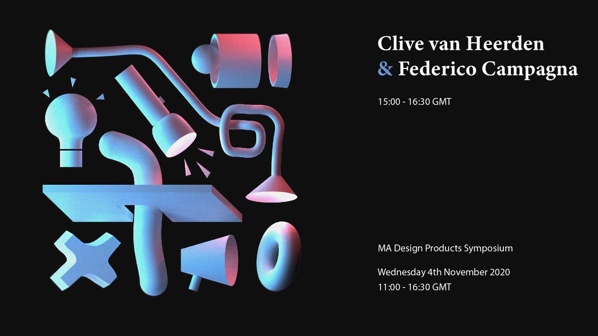 <a href="/rca_dp/">RCA Design Products</a> <a href="/RCA/">Royal College of Art</a> #symposium eventbrite.com/e/design-from-… Organised by @claudiadutson &amp; <a href="/CarolinaR_F/">Carolina RF</a> Wednesday 4th