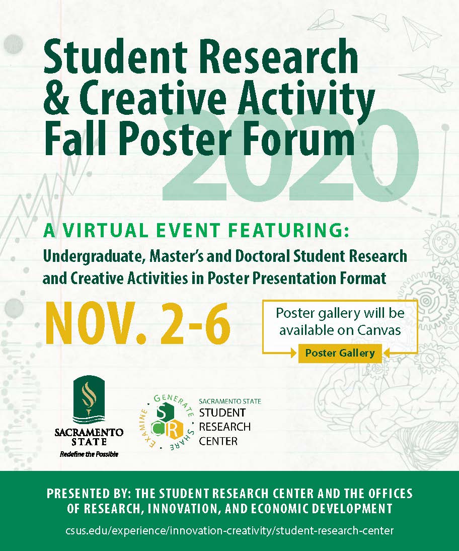 Happy Monday! In case you missed it, the annual, campus wide Fall Poster Forum is taking place virtually this week. Click link in bio to view the poster gallery and make sure you leave a comment or question for our student participants.