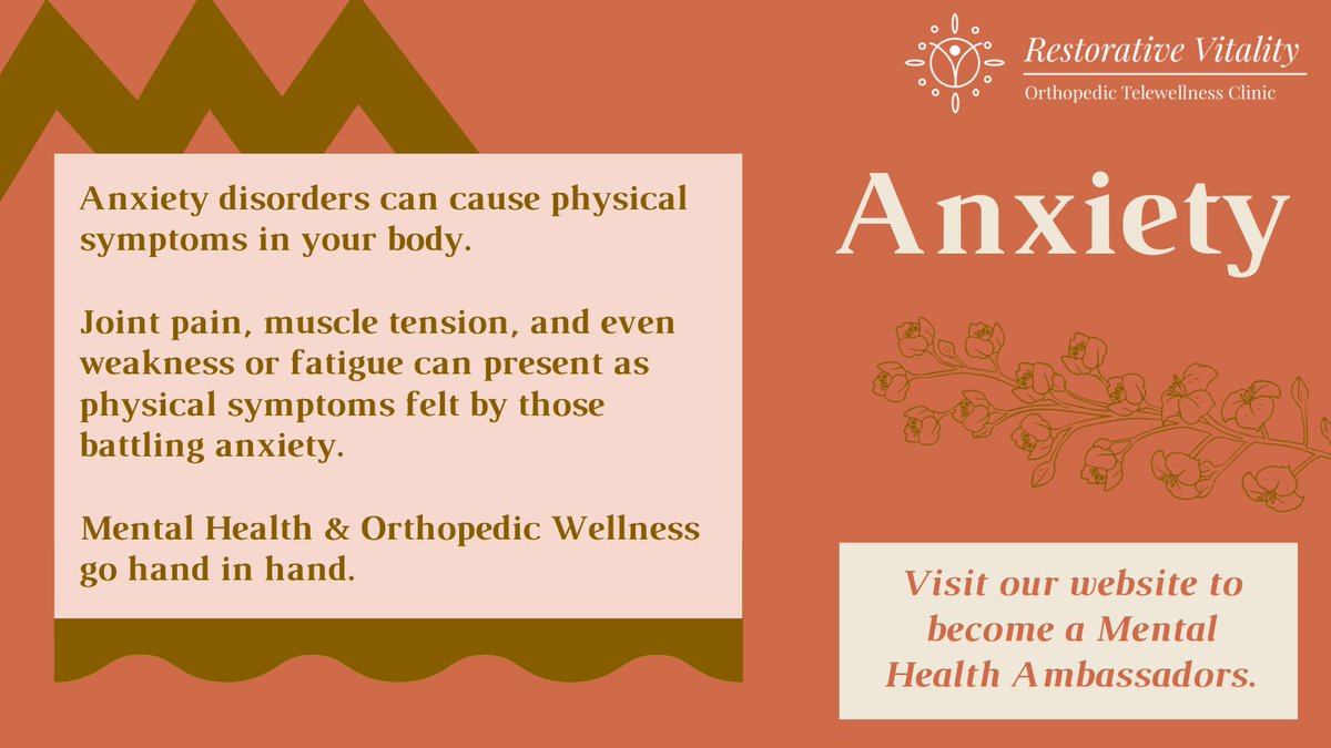 VitalityRestore's tweet photo. #MentalHealthMatters, and we're looking to partner with #MentalHealth professionals of all kinds because we understand the link between mind &amp; body.

If you are a Mental Health professional, click the link to our website and sign up to be a Mental Health Ambassador. https://t.co/uLrKnjknNB