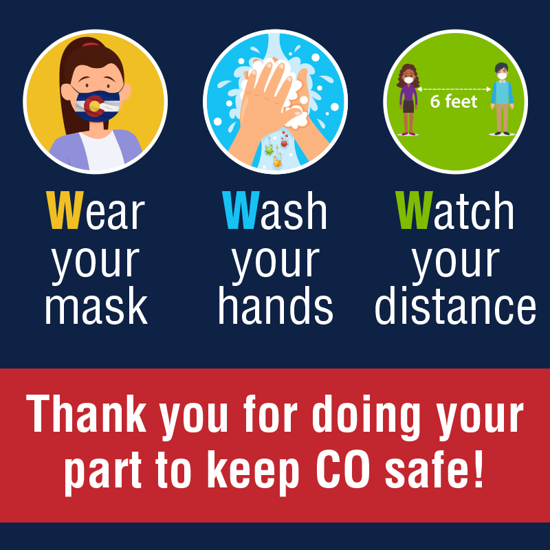 MercyDurango's tweet photo. We’re in this together, but we’re not done yet. COVID-19 is still a risk to many Coloradans, and we need to all do our part to keep each other safe. #MaskUpCO https://t.co/1ffxWdczPh