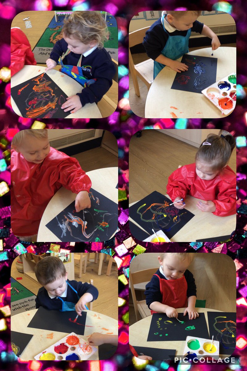 The Butterflies made firework pictures. I wonder if we could make firework noises to? <a href="/BarntonMrsL/">Alison Lawson</a> <a href="/barntonminis/">Debs Stewart</a>