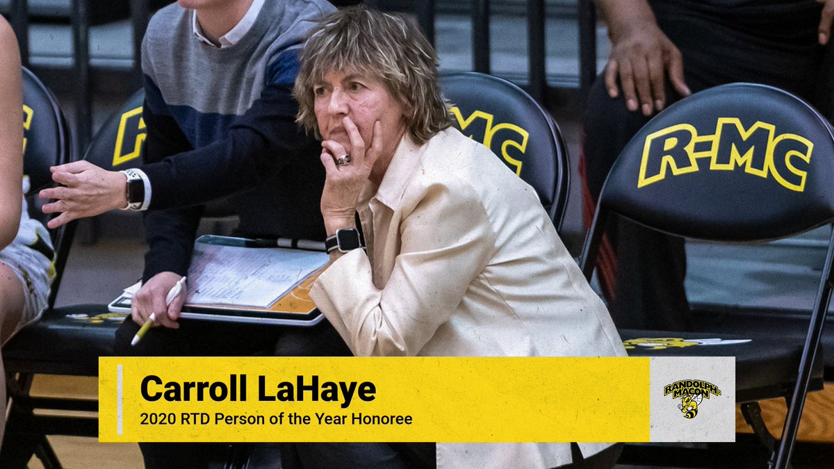 RMCathletics's tweet photo. Carroll LaHaye recognized as 2020 RTD Person of the Year honoree. https://t.co/upg6O9NjMa https://t.co/NbfeSG3UUw