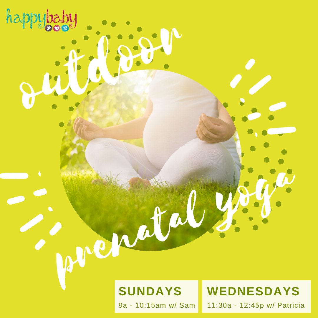 NEW Outdoor Prenatal Yoga Classes in El Segundo through happy baby 
Days: Wednesdays
Time: 11:30 a.m. - 12:45 p.m.
Park in El Segundo
Pricing : $25 (single drop-in) OR $100 (5 classes)

For info contact: Erin 
Studio: 424.218-9774

To sign up, go to:
clients.mindbodyonline.com/classic/maincl…