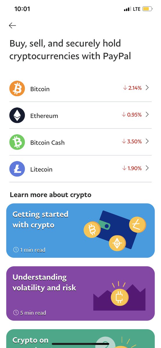 XRPcryptoELITE's tweet photo. Paypal crypto I’m official @PayPal @digitalassetbuy @MoonLamboio @thebearablebull https://t.co/3x99B9Ape2