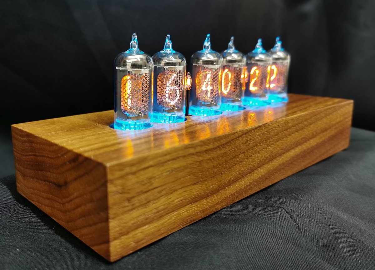BadDogDesigns_'s tweet image. Something simple, nice elegant Nixie clock made from a solid block of Walnut  - looking for a name for a range of minimalist wooden cased clocks where I can use different wood types, any suggestions welcomed!
#makershelp #naming #Clockology #woodworking #Simple #design