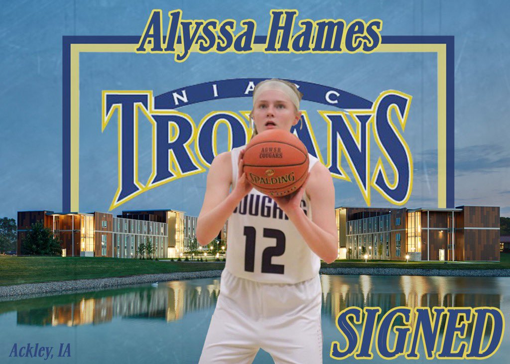 HamesAlyssa's tweet photo. IT’S OFFICIAL!!! @NIACCWBball @CoachVaught https://t.co/9zPWmkTEUH