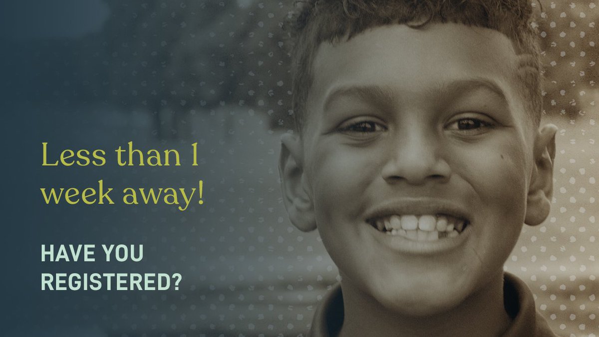 ChiChiAcademy's tweet photo. Less than one week away from our live event! Can we count on you to attend our virtual benefit? Be sure to register and share this event with your friends. You are not going to want to miss this inspiring event! The party kicks-off at 6:15pm! 

https://t.co/CXC6n2JNcT https://t.co/pRCp16WX5C