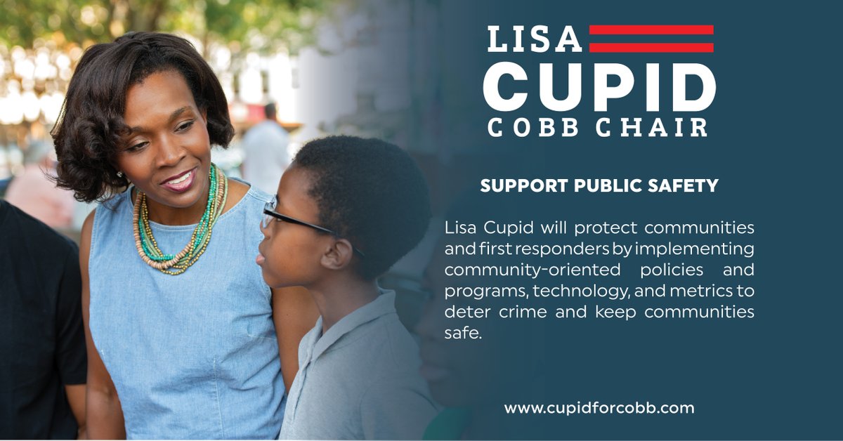 Today is Election Day! Vote Lisa Cupid for Cobb Chair. Don’t Stop at the Top. Vote your entire ballot. Verify your election day polling location -    mvp.sos.ga.gov/MVP/mvp.do

#CobbCounty #CobbCountyGA #GetOutandVote