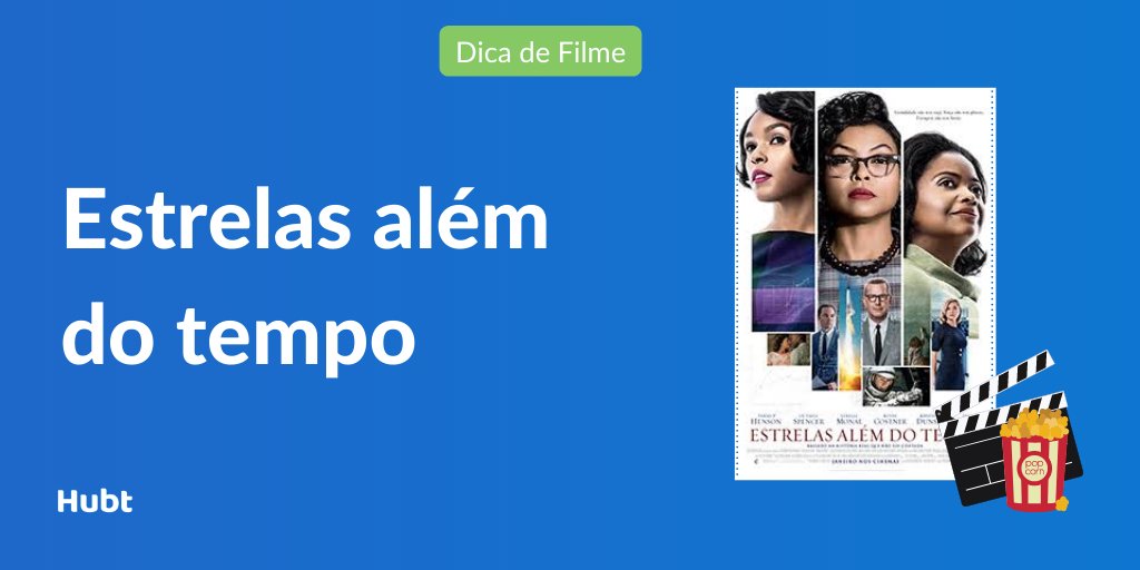 HubtBrasil's tweet photo. Segundou com feriadão? Fica em casa e aproveita para assistir um filme legal. A dica de hoje é o Estrelas além do tempo.

#Hubt #EstrelasAlemDoTempo #DicaDeFilme https://t.co/9pjnZ1uZ70
