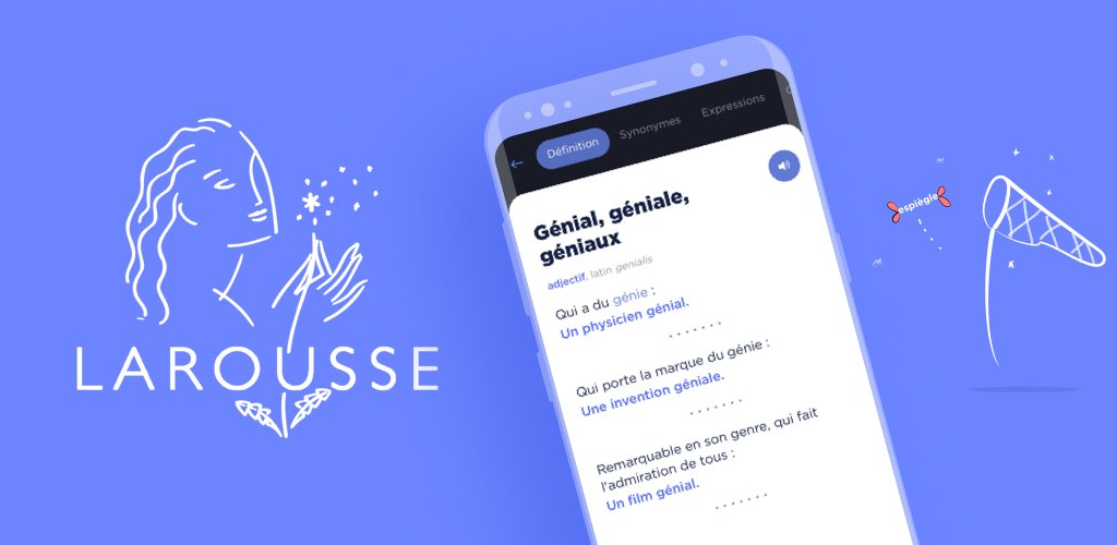 Découvrez le nouveau #dictionnaire Larousse sur téléphone et tablette. Orthographe, synonymes, grammaire, conjugaison…, vous aurez toujours la réponse en toute situation. 👏 Le dictionnaire Larousse Français toujours sur vous ! 👍 larousse.fr/contenu/applic…