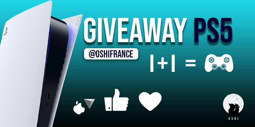 OshiFrance's tweet photo. #concours #oshisecret

Remporte la toute nouvelle PS5 🎮 ! Pour participer : 

❤️ Follow @OshiFrance 
🔃 RT la publication
🕵️ Tente de deviner ce qu'est Oshi et note le en commentaire

Quelques indices sur l'image, on prend toutes les propositions 🦄
**Tirage au sort le 18/11** https://t.co/NV4bsjUgHu