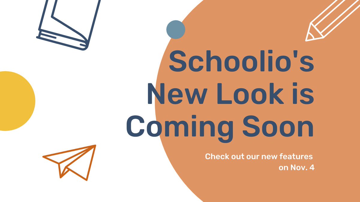 Schoolio is getting a new look! Stay tuned and learn how you can #buildwithschoolio.

schoolio.co

#Education #Schoolio #Edtech #Digitallearning