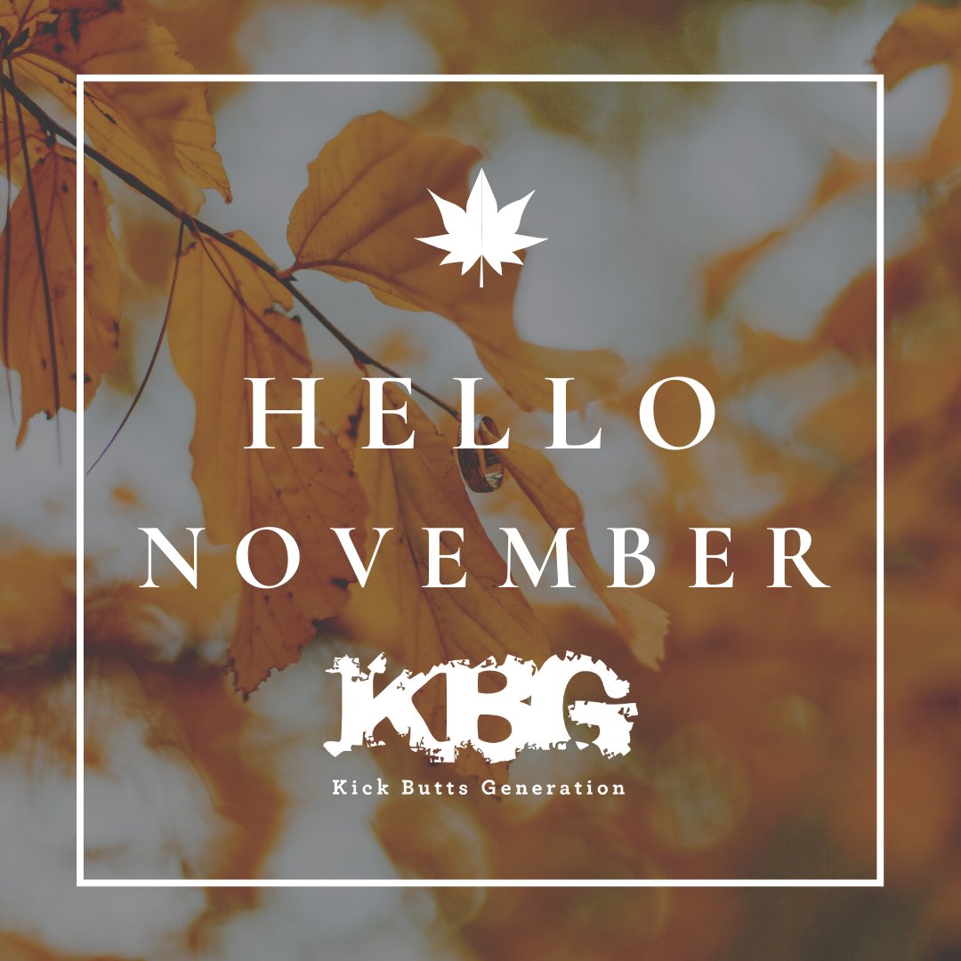 KBGdelaware's tweet photo. Out with October, in with November! We hope your Halloween was spooktacular, safe, and fun. November is a month of thanks, and we have a lot to be thankful for - especially our lungs. #ThankfulForOurLungs #BeThankful #NoNicotineNovember #KBGde https://t.co/ihTCvWCs1p