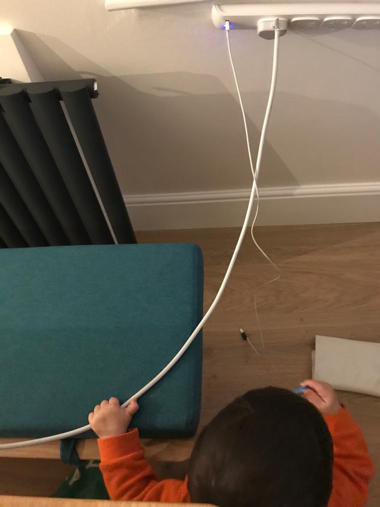virnads's tweet photo. Quite ironic that during a #Museums2020 session about digital inclusion, my son decides to contribute to the technological divide 😆 https://t.co/ydj4Enuuri