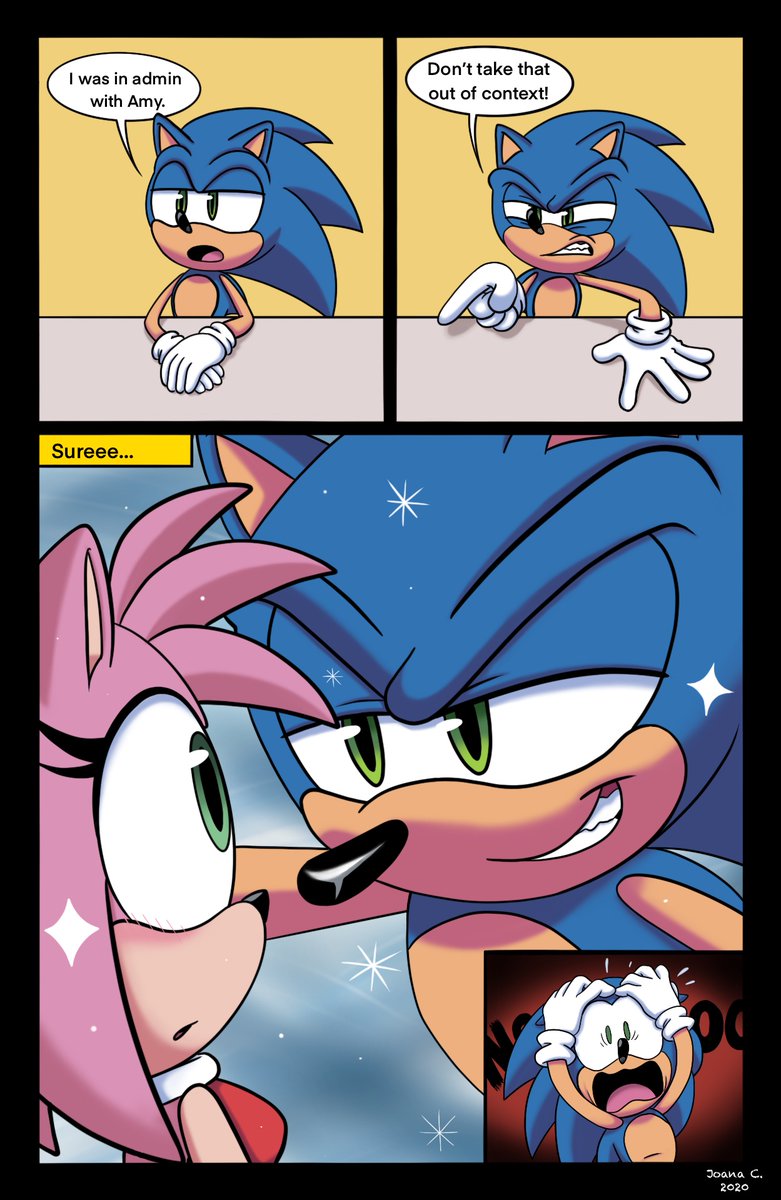 Joana Calado on X: If I were you I would start running @GottaGoFastYT  @BulmaBunnyGirl #Sonic #amyrose #sonamy #fanart  / X