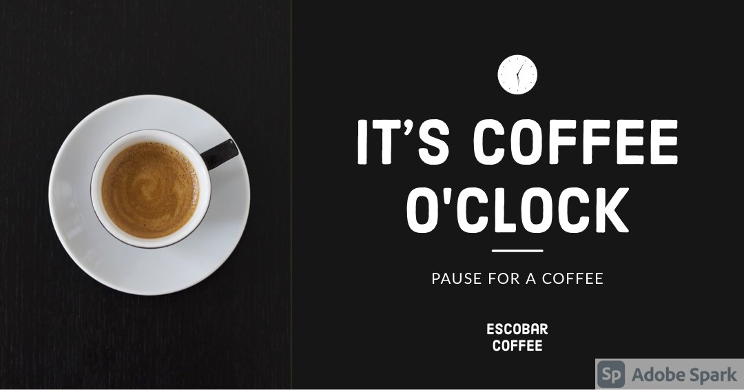coffee_escobar's tweet photo. A pause for coffee? https://t.co/56P9mj4TPr
