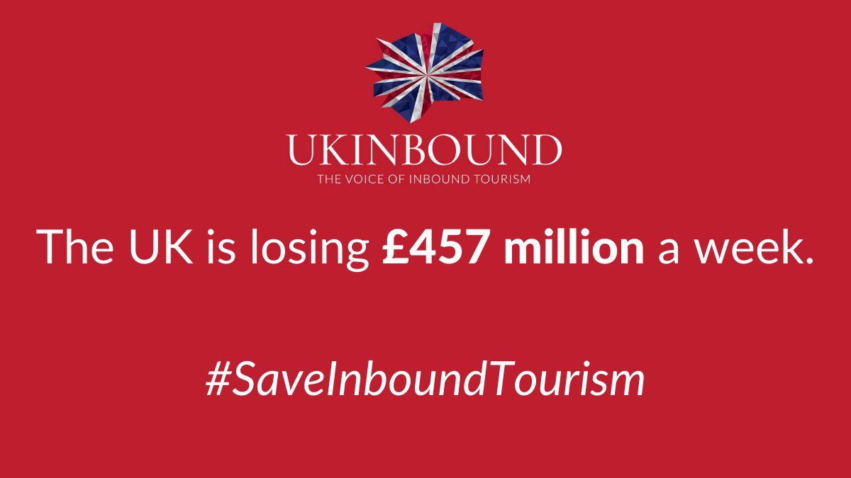Lack of inbound tourism is costing the UK £457m a week. How long can you afford this <a href="/RishiSunak/">Rishi Sunak</a>? We need a Tourism Resilience Fund now &amp; a testing regime in place when intl travel restarts to #saveinboundtourism &amp; secure the UK's economic recovery. <a href="/hmtreasury/">HM Treasury</a>  <a href="/JNHanvey/">Neale Hanvey ALBA🏴󠁧󠁢󠁳󠁣󠁴󠁿</a>