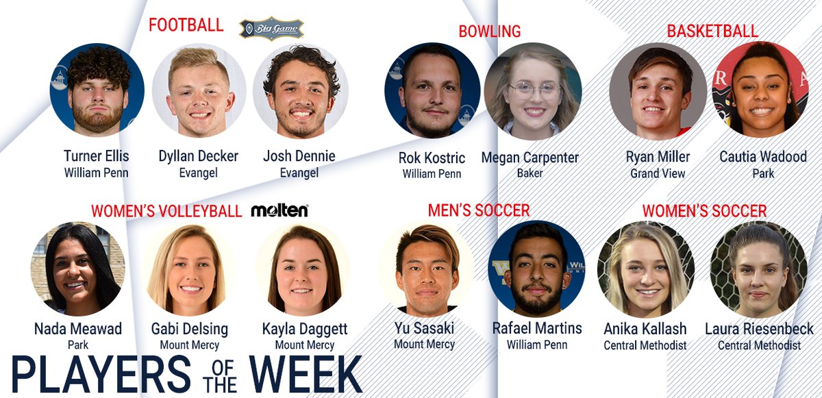 TheHeartConf's tweet photo. 📰Congrats to our Heart Players of the Week!

🔗 https://t.co/Eo3A3usKFA https://t.co/dwop8Au1KL