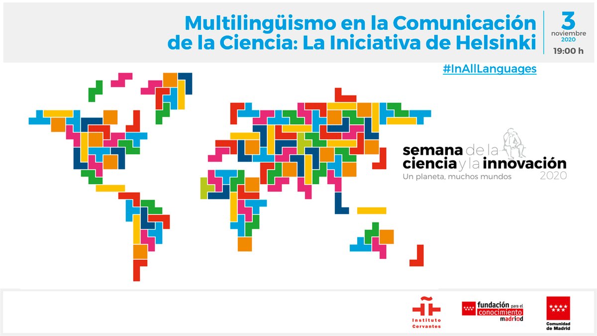 FundacionLilly's tweet image. En la #SemanaCienciaInnovación2020, el director de la @FundacionLilly, @joseasacristan, hablará sobre la medicina y la comunicación médica en español.

🔴 La actividad podrá seguirse en directo a través de este enlace: bit.ly/3mz1UGA

 #InAllLanguages #CienciaenEspañol