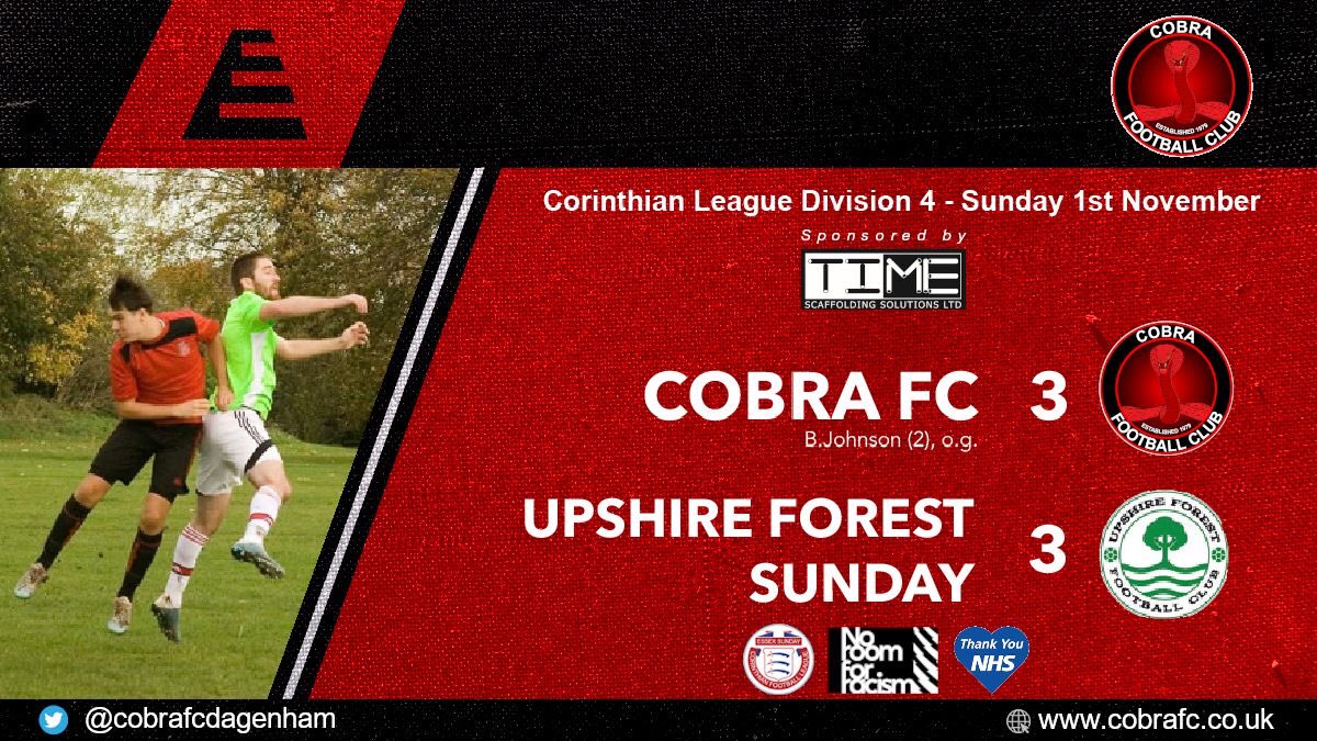 Multiple penalties were not enough to separate 1st &amp; 2nd yesterday with a draw giving the chasing pack some hope to catch us up. 

Our pen taker is now joint 2nd in the divisional golden boot race 🤔

See you all after #lockdown2 

🐍⚽️👊🏻👊🏽👊🏿⚽️🐍