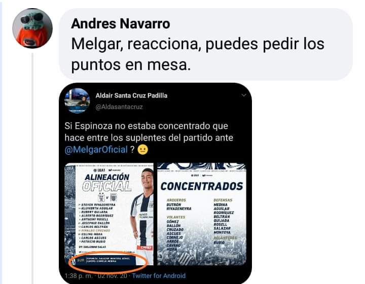 Alonso pacheco tweet media