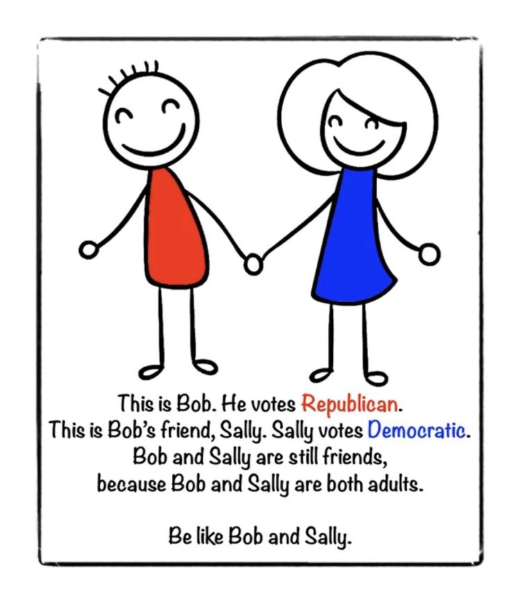 kstevensred's tweet photo. Sally thinks that Bob is her friend. But Sally suffers from Stockholm syndrome. She has no idea how brainwashed she is by the misogynistic racist ideals of the white patriarchy. But Bob knows fully well & he needs her friendship to feed his fragile narcissistic ego. #RunSallyRun https://t.co/qVi8krA5f3