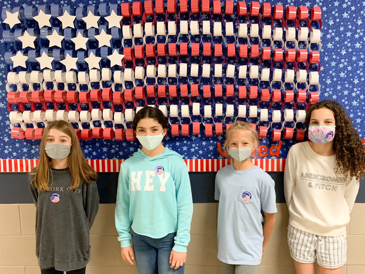mrs_king6's tweet photo. Doing our civic duty and casting our votes for the Presidential Election in 1st block! 🇺🇸 @Deretchin https://t.co/8iGYkclDif