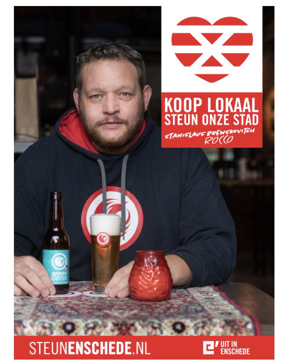 Steun Enschede en koop lokaal! Onze ondernemers kunnen uw steun goed gebruiken. Kijk op steunenschede.nl voor t totale aanbod #enschedepromotie