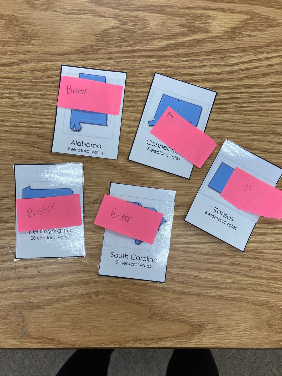 LIW_5thGrade's tweet photo. The election results are in... Buster is the winner! ❤️🤍💙 Now to convince Mrs. Hojer to get a class pet. That might take some serious persuasive writing! 😉📝 https://t.co/Q6DRJXYGOl
