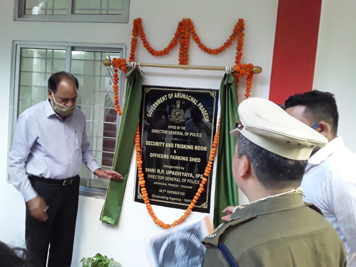 DgpPradesh's tweet photo. Inaugurated the new security block at PHQ. This will facilitate the visitors to PHQ and also function temporarily as the base for Security Unit of Arunachal Police. Arunachal Police is geared to meet evolving security needs. https://t.co/UKe424z65q