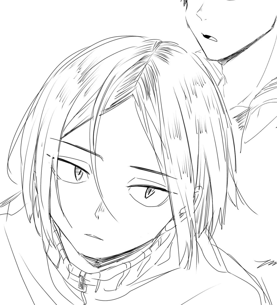 ほぼ一発描き 