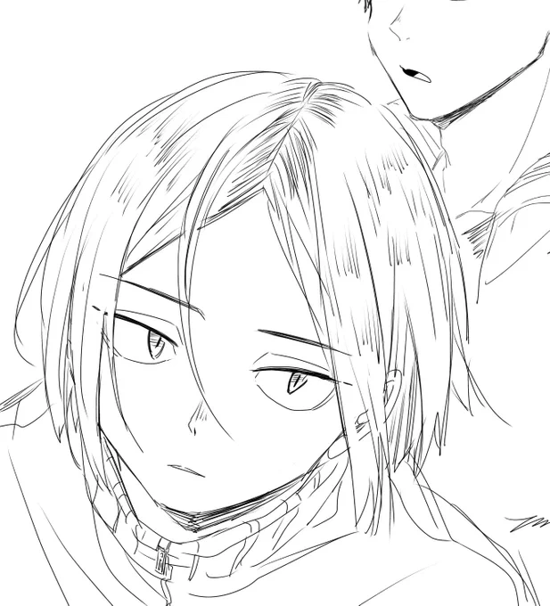 ほぼ一発描き 