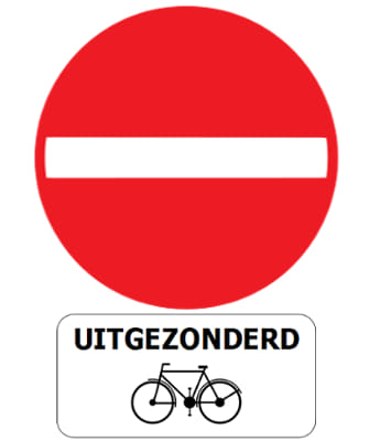 Automobilisten negeren eenrichtingsbord op De Hees: politie gaat controleren -. #NuHadM.