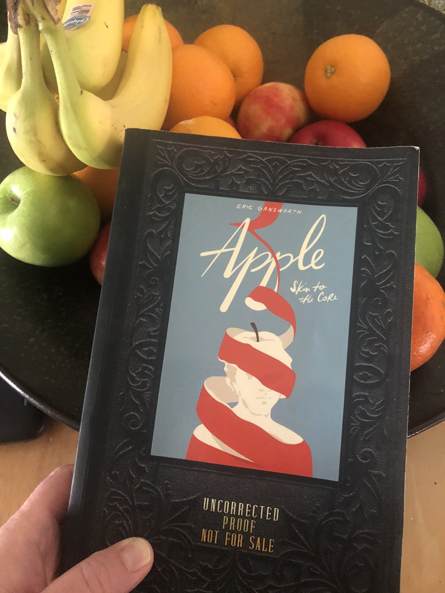 CnNjhs1's tweet photo. Book mail! Apple , Skin to the Core has arrived! @LevineQuerido #EricGansworth, this one looks good! Had to pose it next to my fall fruit! #bookposse https://t.co/L0xfx3f0OR