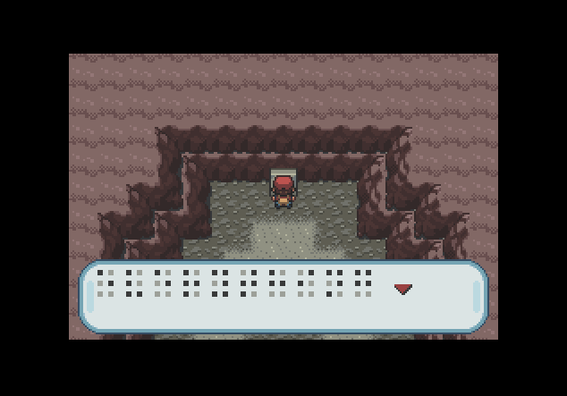 SmallAnt's tweet photo. Isn't it amazing how that puzzle from pokemon emerald was turned into a real alphabet and is used irl now? https://t.co/EJgM4qIOkM