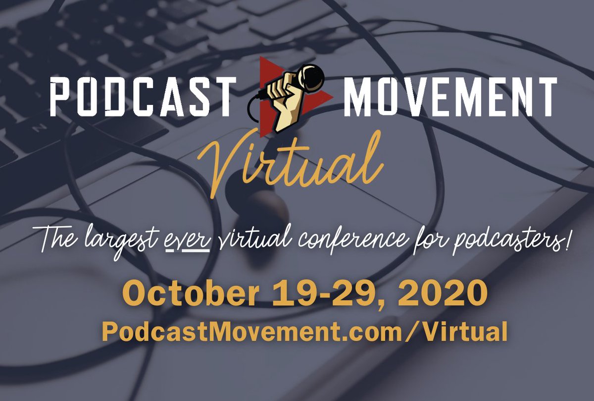 PodcastMovement's tweet photo. Missed out on #PMVirtual? Don't worry, we recorded it for you!
Check out all of the amazing keynote talks and 100+ sessions on-demand below.
https://t.co/oovrwqawKo https://t.co/W958HXLRXV