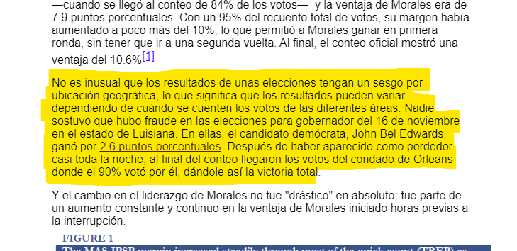 ¿Cómo puedes explicar que nunca consideraron, en al menos tres informes posteriores, la posibilidad obvia de que las áreas de informes posteriores fueran políticamente diferentes a las anteriores? De la carta de economistas y estadísticos: 12/x