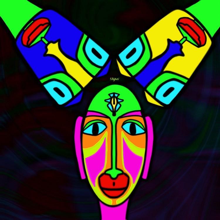 iDiptiMehta's tweet photo. Faces 🎭
#digitalart #ArtistOnTwitter #alien #human #animal #3faces #digitalartist #diptismehta #Ahmedabad #India 
@Procreate https://t.co/peP1AclFjP