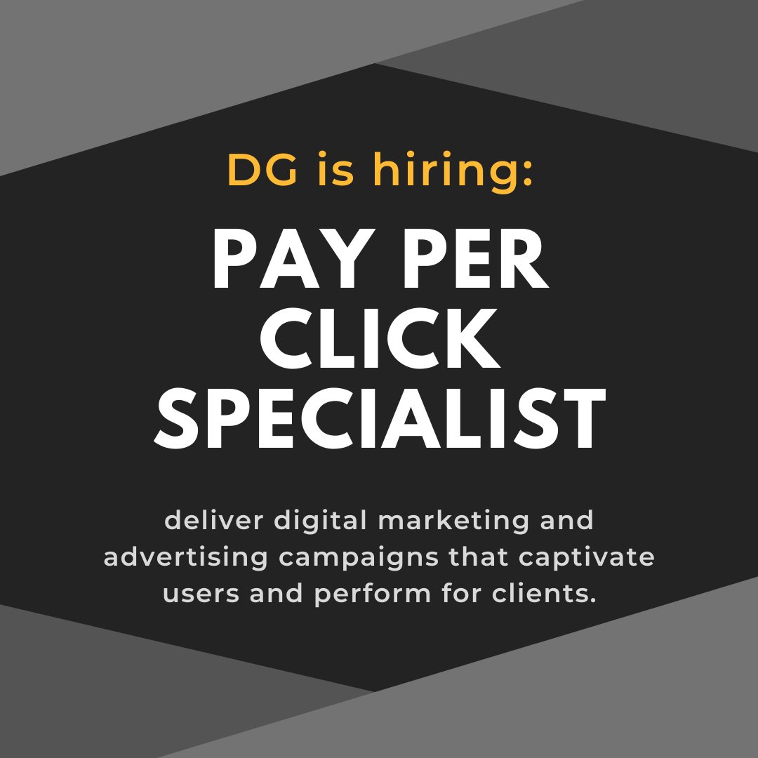 DurkanGroup's tweet photo. We are looking for a full-time PPC (Pay Per Click) Specialist who has a passion for digital marketing to join our team. We want you to implement creative campaigns that will deliver traffic and conversions! 📈
 
To apply visit: https://t.co/Qxo98Zhgzy
.
.
.
#getajob #payperclick https://t.co/vxIvxzw34Y