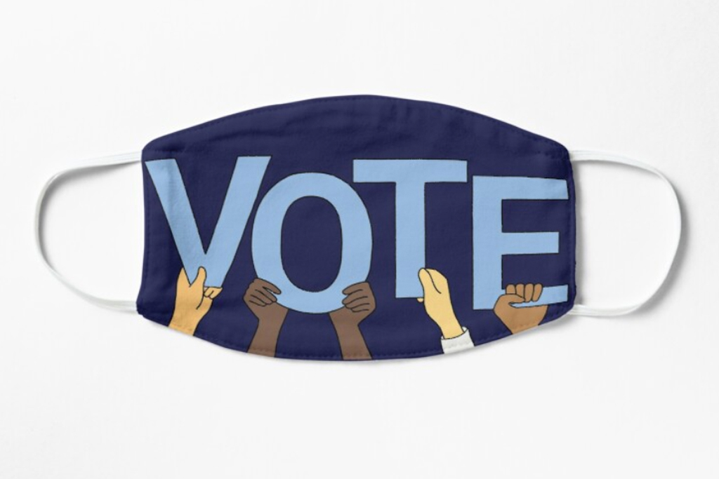 If you plan on voting in person tomorrow on #electionday, you can reduce the risk of spreading #COVID19 by wearing a mask &amp; maintaining a distance of at least 6 feet between other voters and poll-workers while waiting in line &amp; when filling out your ballot #USElections #HealthIT
