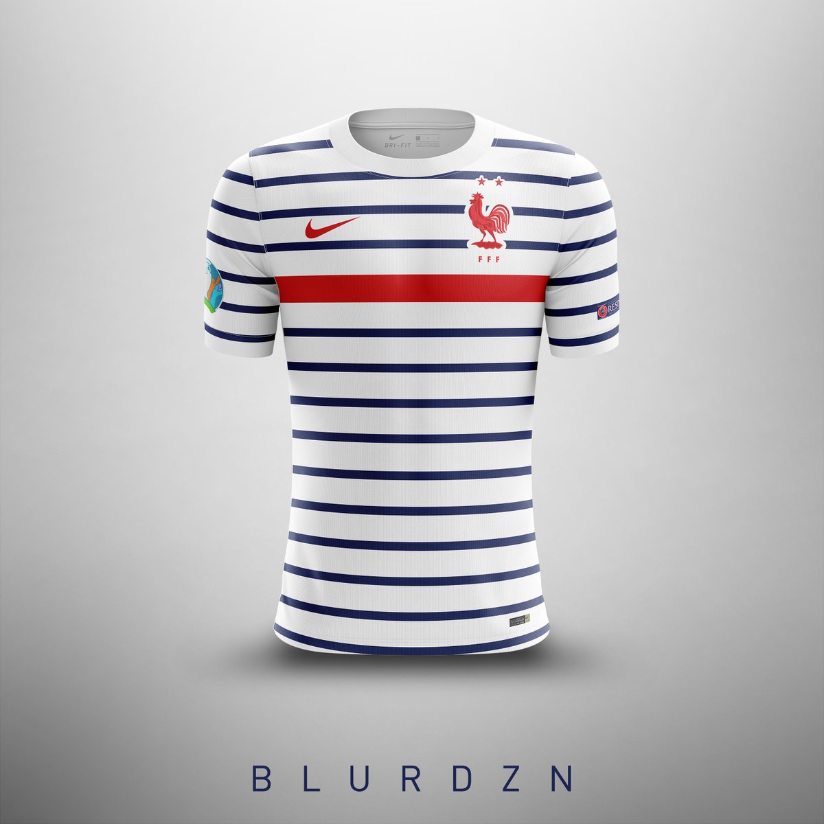 blurdzn's tweet photo. #ColourSwitch // #France Home Shirt https://t.co/wkM48SiPOg
