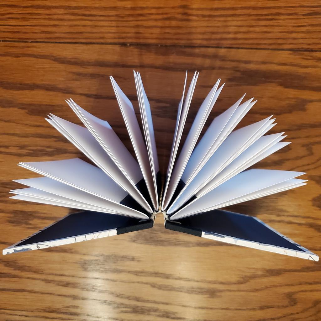 SilverEelStudio's tweet photo. Finished trout notebook 🐟📓

Approx. 4x6", mixed media paper, coptic bound with original art covers

#Pattern #patterndesign #patternobserver #trout #salmon #fishart #bookmaking #bookbinding #handmade #journal #notebook #sketchbook #anglergift https://t.co/YyU4z3NpYd