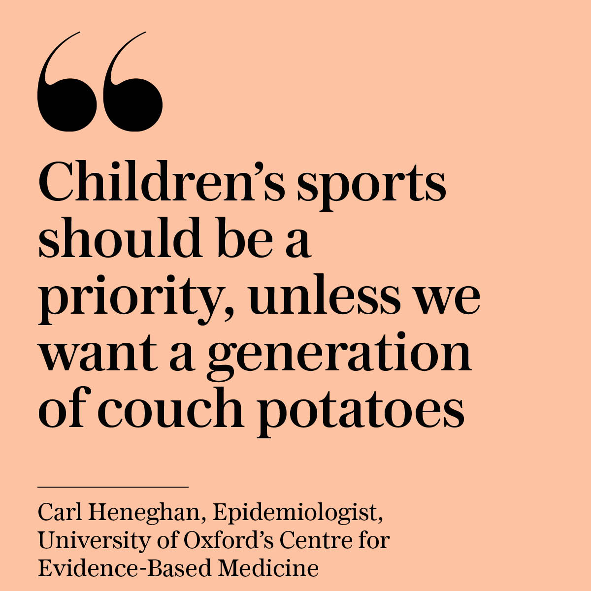 ‘Participating in outdoor sports has to be preserved for children at all costs. They are incredibly low risk,’ writes Professor  @carlheneghan and epidemiologist  @UniofOxford #KEEPKIDSACTIVE https://www.telegraph.co.uk/sport/2020/11/02/telegraph-launches-keep-kids-active-campaign-unacceptable-lockdown/