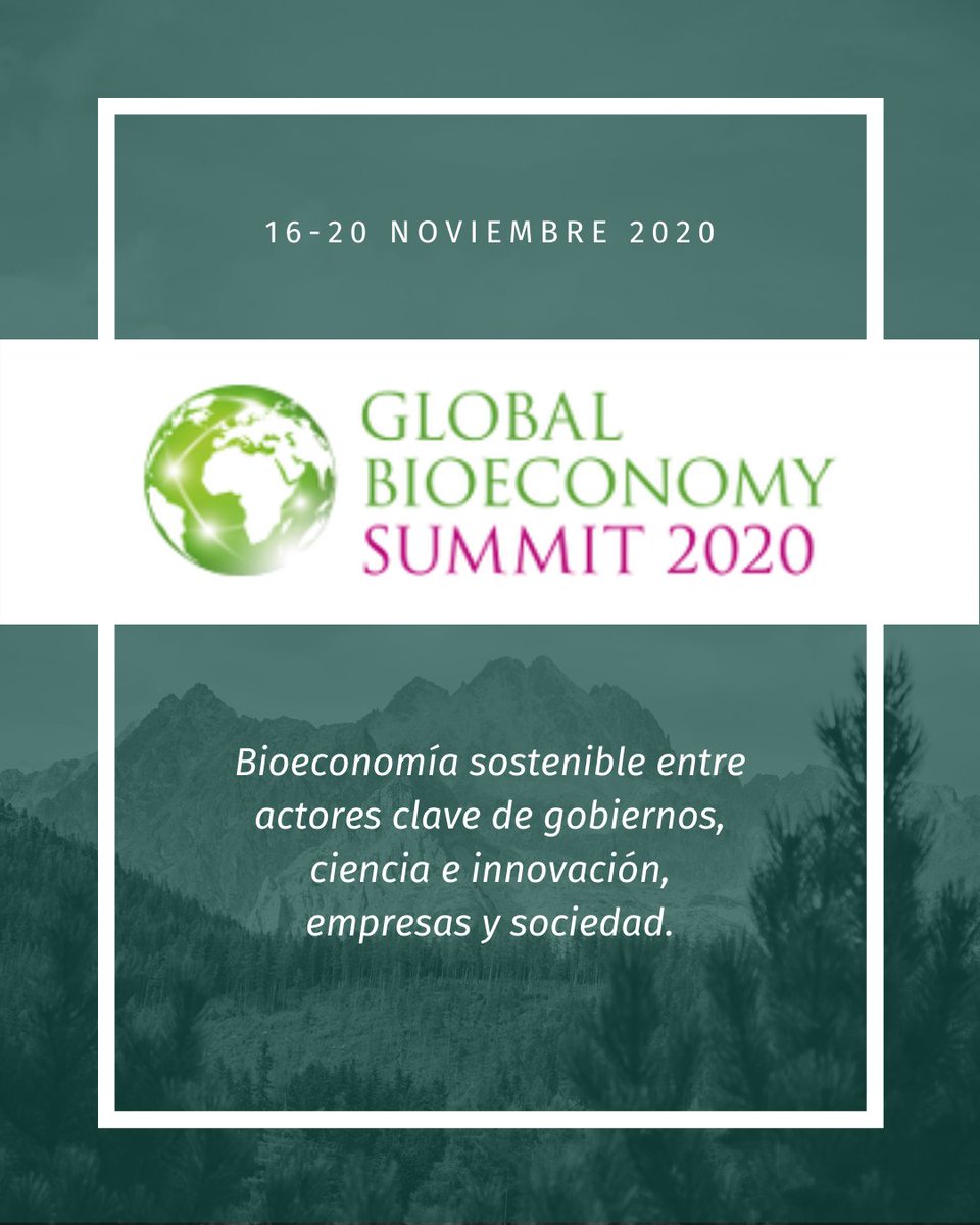 allbiotech_'s tweet photo. Del 16-20 NOV tendrá lugar el Global #Bioeconomy Summit 2020 @OfficeBECouncil 

Próximamente compartiremos información que #ALLBIOTECH tiene preparada en el marco del #GBS

¡Los invitamos a registrarse y estar atentos a nuestras RRSS!

https://t.co/EOEsZgci8T https://t.co/8F47fjAhw3