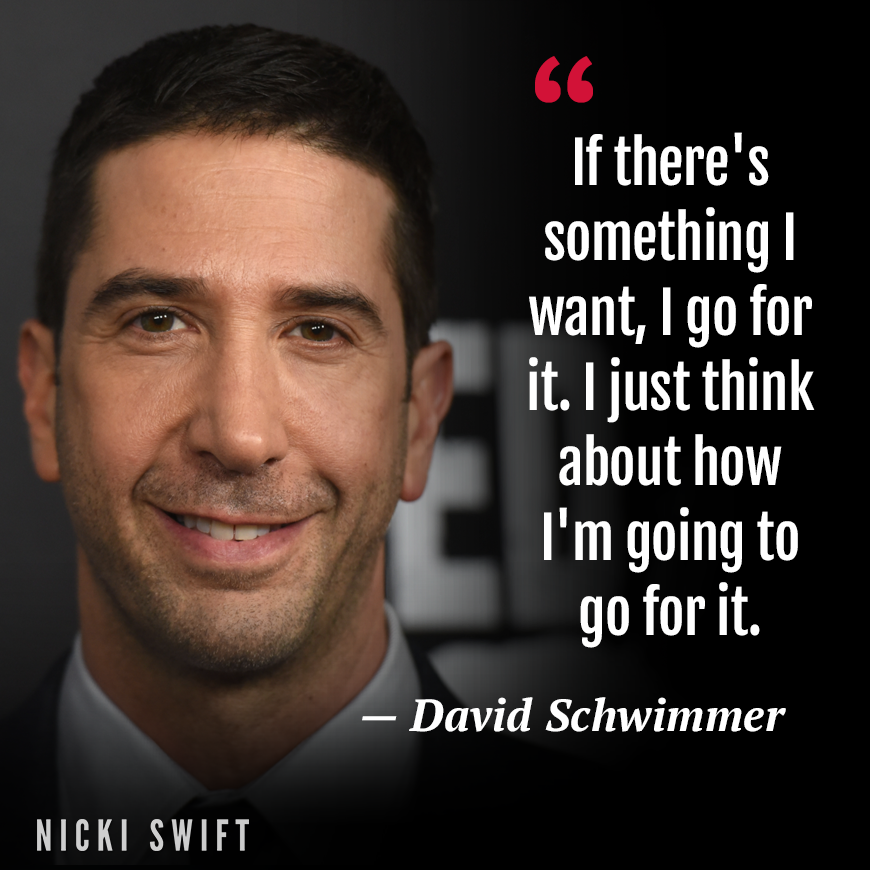 Happy 54th birthday to David Schwimmer!  